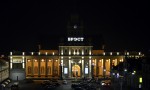 станция Брест-Центральный: Вокзал ночью