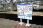 станция Брест-Центральный: Схема вокзального комплекса, установленная на Варшавской стороне вокзала
