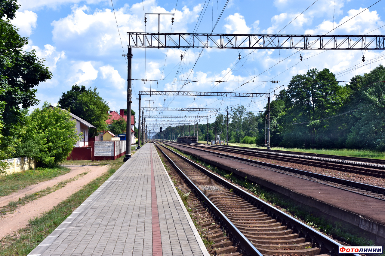 Платформы, вид в сторону Барановичей