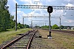 станция Коссово-Полесское: Маневровый светофор М11, примыкание подъездного пути ДСУ-32