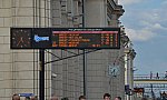 станция Брест-Центральный: Табло и часы, Московская сторона вокзала