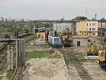 станция Барановичи-Центральные: Вид на депо с пешеходного моста