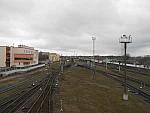 станция Брест-Восточный: Вид с пешеходного моста на сортировочную горку