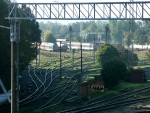 станция Каунас: Вид на депо с пешеходного моста