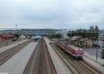станция Каунас: Вид на станцию с пешеходного моста