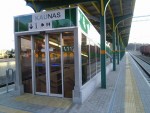 станция Каунас: Вход в тоннель с платформы для путей Европейской ширины колеи