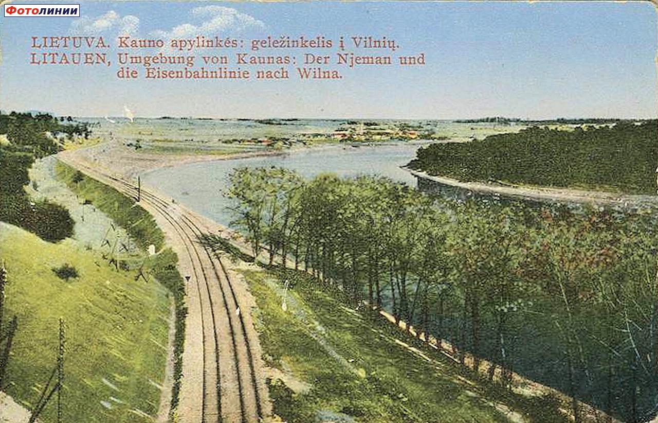 Вид на Вильнюс от восточного портала с горы
