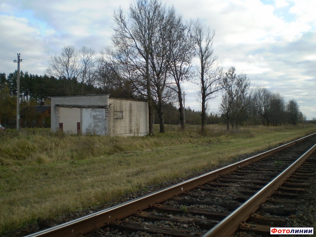 Остатки здания станции