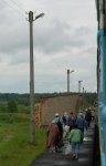 о.п. Понизов: Вид платформы из окна поезда