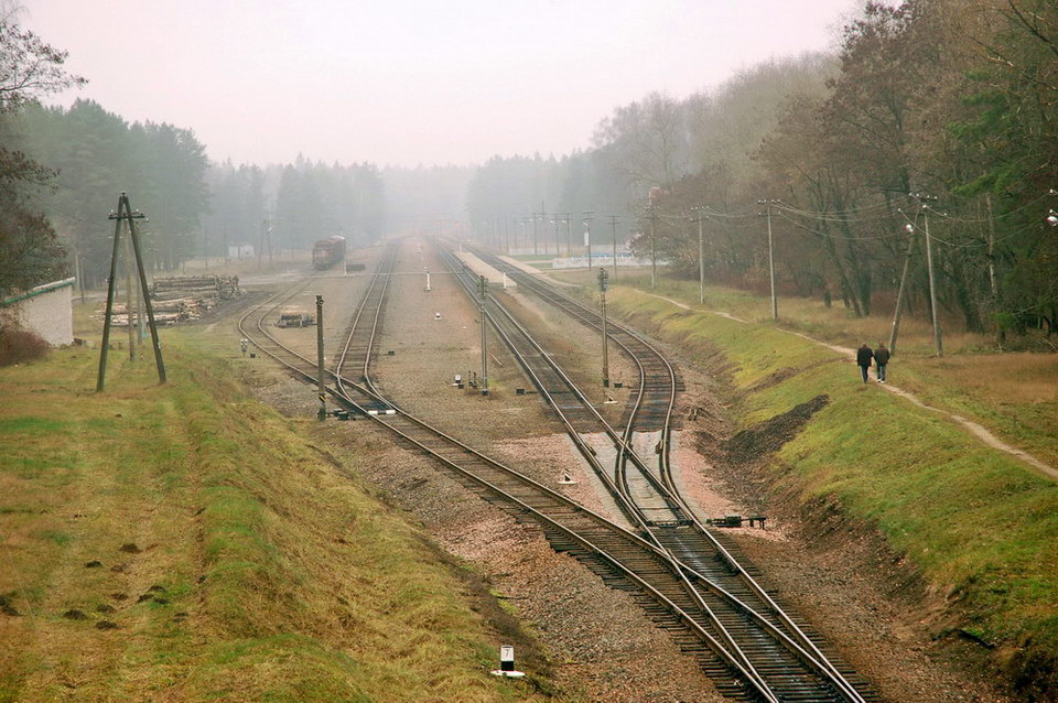 Вид станции в сторону Осипович
