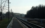 станция Голынец: Вид платформ в сторону Осипович