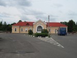 станция Несета: Пассажирское здание. Вид со стороны деревни