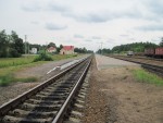станция Несета: Платформы и пути. Вид в сторону Осиповичей