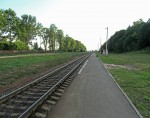 о.п. Тишовка: Вид платформы в сторону Осипович