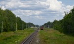 станция Вендриж: Вид в направлении Могилёва