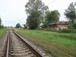 станция Кукорай: Вид в сторону Клайпеды