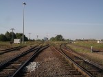 станция Римкай: Вид с переезда в сторону Клайпеды