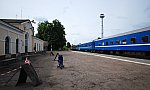 станция Невель II: Вид первой платформы в сторону Новосокольников