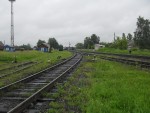 станция Новосокольники: Вид от ветки № 1 на Себежский парк