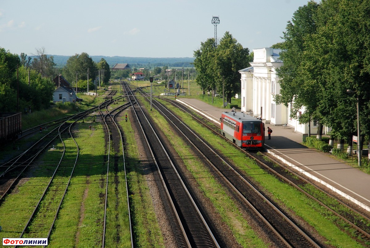 Вид станции в сторону Дно и Себежа