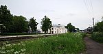 станция Новосокольники: Вид на вокзал в сторону Невеля