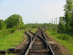 разъезд Киселевичи: Вид станции (в сторону Санкт-Петербурга) из чётной горловины