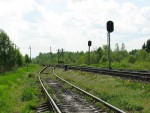 станция Самолуково: Выходные светофоры в чётной горловине (в сторону Витебска)