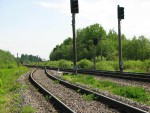 станция Стримовичи: Выходные светофоры в чётной горловине (в сторону Витебска)