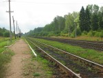 Вид станции в нечётном направлении (на Витебск)