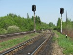 станция Плотовец: Выходные светофоры Ч1, Ч3 и Ч2