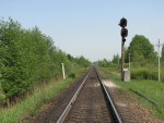 станция Плотовец: Входной светофор Ч (со стороны Витебска)