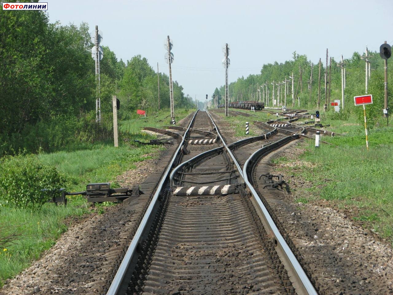 Чётная горловина (вид в сторону Санкт-Петербурга)