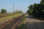 станция Оредеж: Низкая платформа, вид в направлении С.-Петербурга