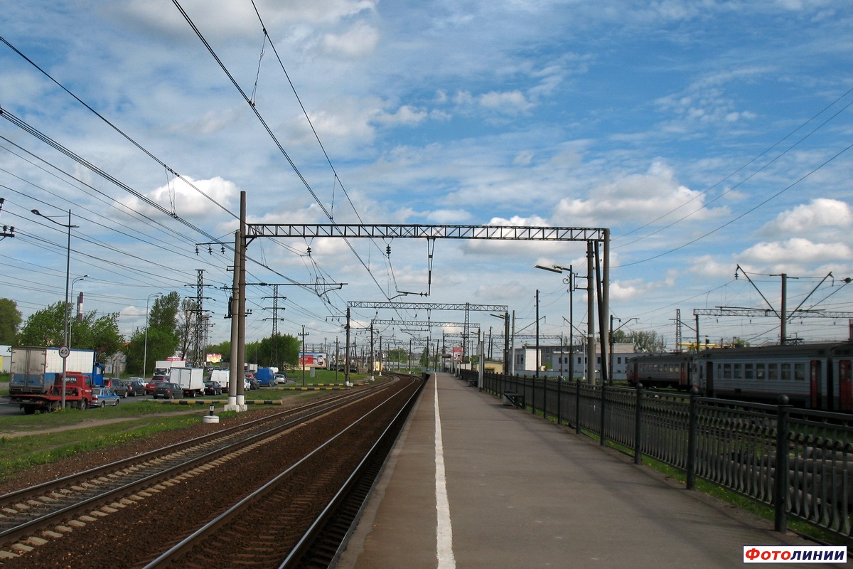 2-ая платформа, вид в направлении Спб-Витебского