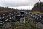 станция Батецкая: Маневровый светофор в нечётной горловине