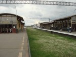 о.п. Купчино: Вид со 2-й платформы в сторону Шушар