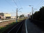 о.п. Боровая: Вид с 1-й платформы в сторону Шушар