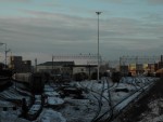 станция Санкт-Петербург-Витебский: Вид на ВЧД-10 со стороны Шушар