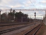 станция Вырица: Вид в сторону о.п. Михайловка