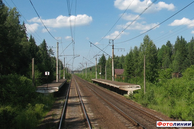 Вид в сторону Санкт-Петербурга