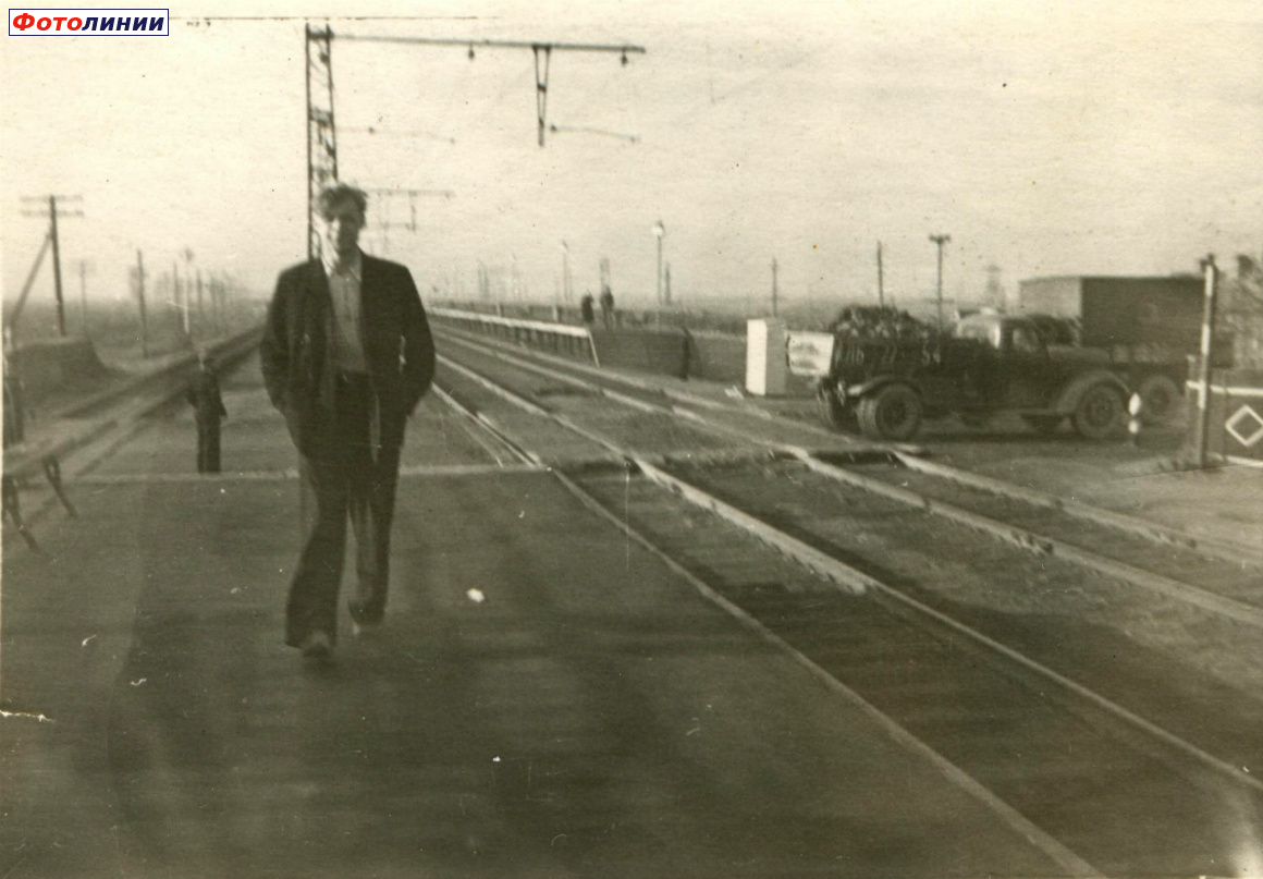 Переезд на Южном шоссе. Вид на юг, 1953-1960 гг