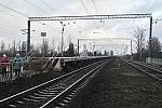 станция Кобралово: Вид платформы в сторону Санкт-Петербурга