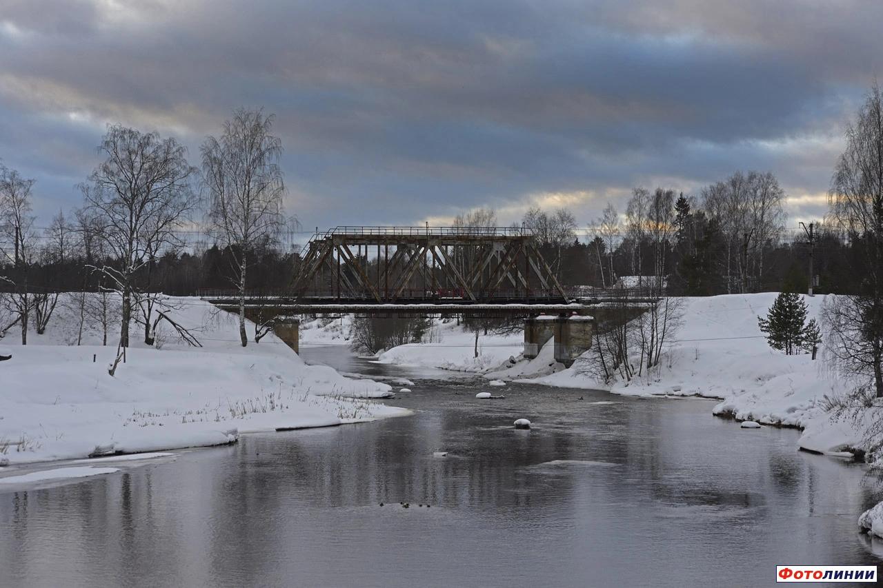 Железнодорожные мосты через реку Оредеж