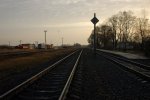 станция Оболь: Пути и платформа