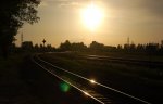 станция Ловша: Вид станции на закате