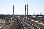 станция Сосница: Входной светофор НГ (со стороны Громов)