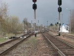 станция Чепино: Чётная горловина Езерищенской части (вид со стороны Витебска)