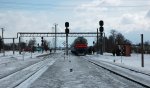 станция Кричев I: Входные светофоры Ч и ЧМ и платформы о.п. Депо