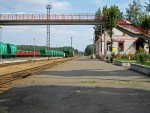 станция Луполово: Вид 1-ой платформы в сторону Кричева