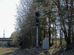 Входной светофор Ч (со стороны Могилёв-3)